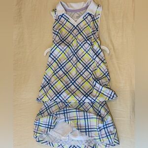 DSG Girls Plaid Golf Set